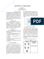 Capacitores y Capacitancia