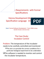 Analyzing The Requirements With Formal Specifications Vienna Development Method Specification Language (VDM-SL)