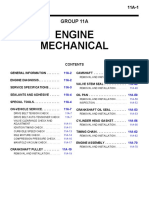 Engine Mechanical: Group 11A