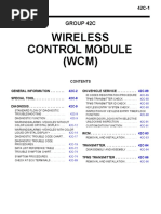 Wireless Control Module (WCM) : Group 42C