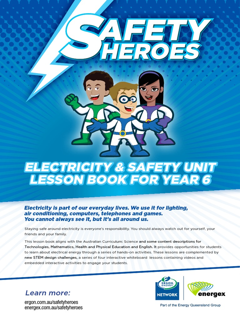 Safety Heroes Electrical Safety Lesson Book Yr 6 2v19 PDF PDF