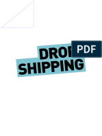 Drop- Shipping Se Lancer Et Réussir en E-commerce