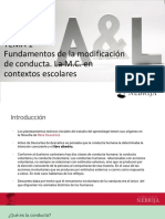 TEMA 1 - Fundamentos de La Modificación de Conducta PDF