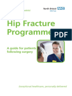 Hip Fracture Programme: A Guide For Patients Following Surgery