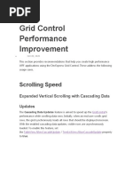 Grid Control Performance Improvement