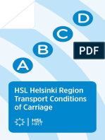 HSL Transport Conditions of Carriage