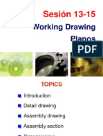 Planos de Trabajo Working Drawing