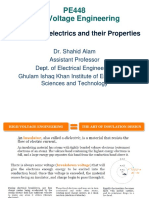 PE448 High Voltage Engineering: Lecture2: Dielectrics and Their Properties