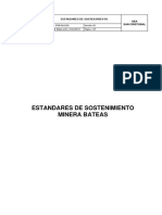 Estandares de Sostenimiento MInera Bateas 2014 PDF