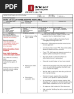 Soft Cut Saw Operations (Generic) : Job Safety Analysis