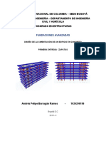 Diseño de zapatas para edificio de 8 pisos en Bogotá