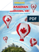 Printable Pattern Canadian Balloons Eh Oriland