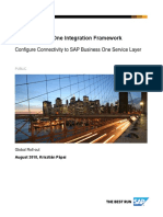 SAP Business One Integration Framework