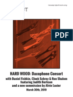 HARD WOOD: Daxophone Consort