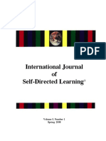 Guglielmino, L.M. (2008) - Why Self-Directed Learning. International Journal of Self-Directed Learning (5) 1, 1-14.