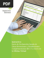 Instructivo para enviar IR-17 online | PDF | Impuestos | Salario