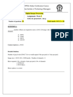 Digital Image Processing Assignment-Week 1: NPTEL Online Certification Courses Indian Institute of Technology Kharagpur