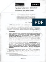 Contrataciones públicas Perú: análisis recurso apelación proceso selección médicos Satipo
