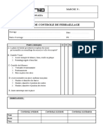 Fiches DE CONTROLES Coffrage Et Ferraillage