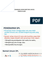 Pert 8. Persamaan Linear (Metode Gauss) (OK)