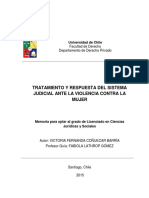 Tratamiento y Respuesta Del Sistema Judicial Ante La Violencia Contra La Mujer