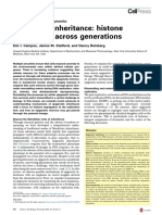 Epigenetic Inheritance Histone Bbookmarks Acroos Generations