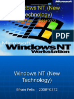 Windows NT (New Technology)