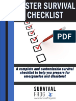 Master Survival Checklist