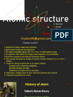 Atomic Structure Lecture 1234 PDF