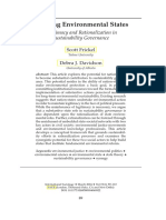 Building Environmental States Legitimacy and Regionalization in Sutetabilidad Governance