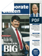 Ramesh Babu (Managing Director &founder of Seashell Logistics) Interview Covered in Corporate Citizen Magazine