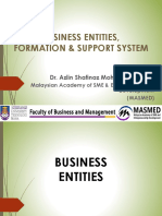 Ent300 - 5 T0 7 - Biz Entities, Formation & Supportsystem PDF