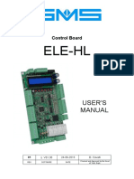 Control Board ELE-HL User's Manual