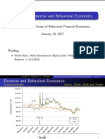 The Origin and Scope of Behavioral Financial Economics January 18, 2017