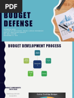 Budget Defense Powerpoint