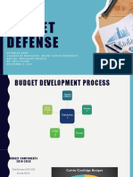 Budget Defense Powerpoint