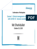 Clinical Management COVID 19 General Considerations ConfirmationOfParticipation