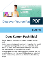Discover Yourself at Kumon