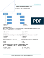 Topic: Verbal::Worksheet Number:152