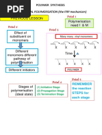 Free-Radical Polymerisation (The FRP Mechanism) : Polymer Synthesis