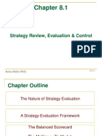 Chapter 8.1 - Strategy Review, Evaluation and Control