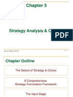 Chapter 5 - Strategy Analysis Choice