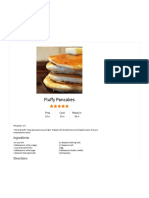 Fluffy Pancakes - Printer Friendly