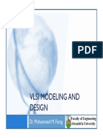 Vlsi Modeling and Design: Dr. Mohammed M. Farag