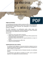 Firma Electrónica y Sello Digital PDF