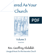 Liturgical Music for the Maronite Church Volume 3 Revised 2020