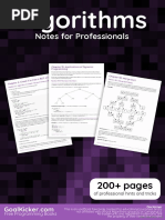 Algorithms Notes For Professionals PDF