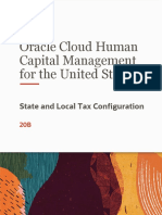 Local or State Tax Configuration