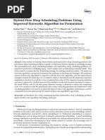 Applied Sciences: Hybrid Flow Shop Scheduling Problems Using Improved Fireworks Algorithm For Permutation