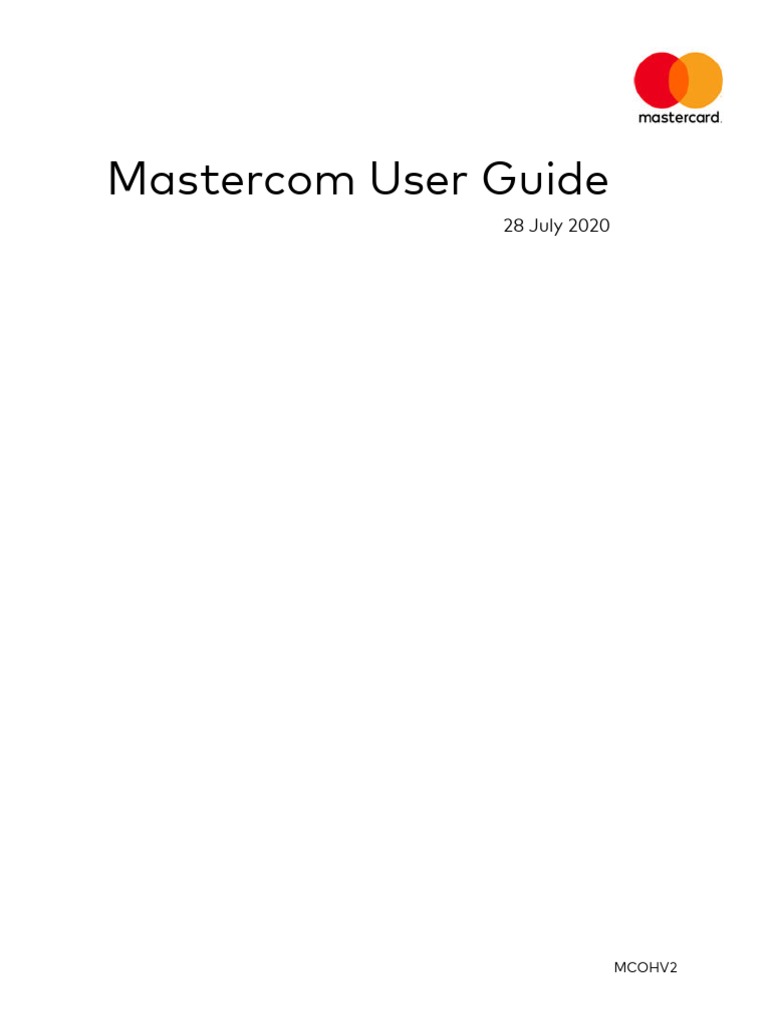 MasterCom Manual PDF | PDF | Application Programming Interface | Debit Card